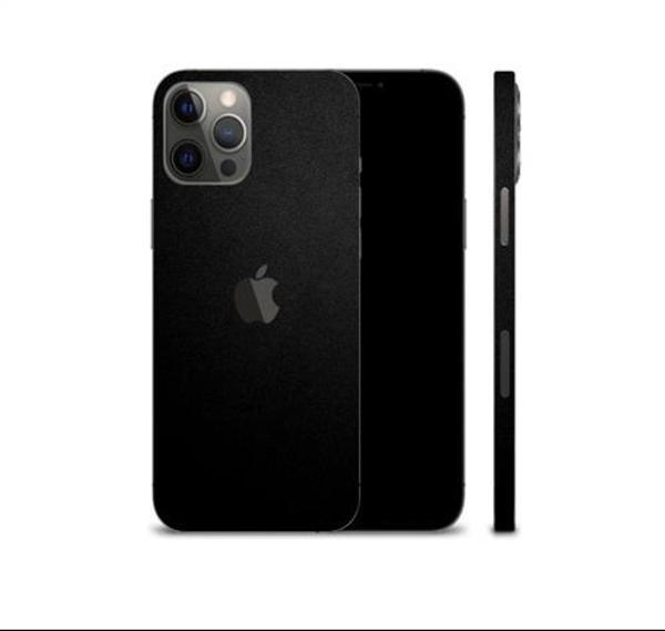 ECR İphone 12 Pro Max Mat Siyah Arka Kaplama - Image 1