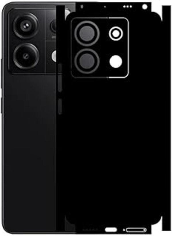 Redmi Note 13 Pro 5G ile Uyumlu Mat Siyah Arka Kaplama - Image 1
