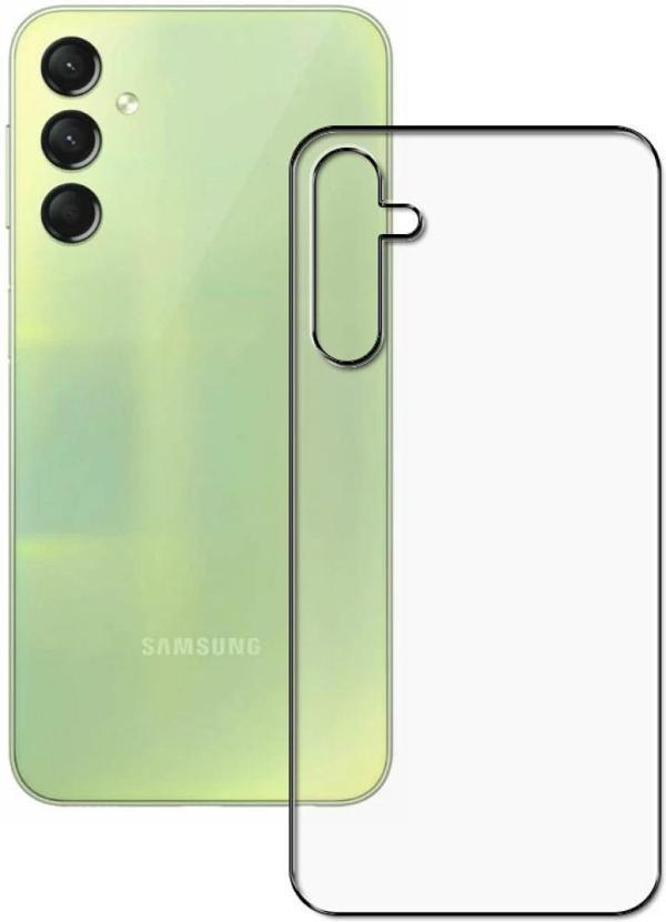 Samsung Galaxy A24 4G ile Uyumlu Arka Kırılmaz ŞEFFAF Esnek Nano Koruyucu - Image 1
