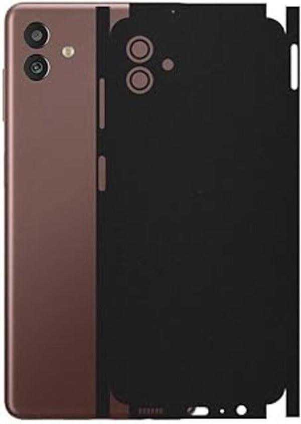 Samsung Galaxy M13 ile Uyumlu Mat Siyah Arka Kaplama - Image 1