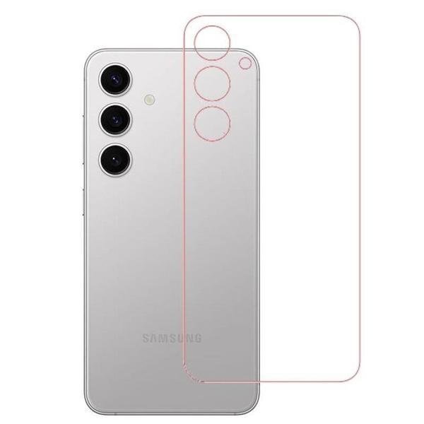 Samsung Galaxy S24 Plus Uyumlu ŞEFFAF Arka Esnek Nano Koruyucu - Image 1