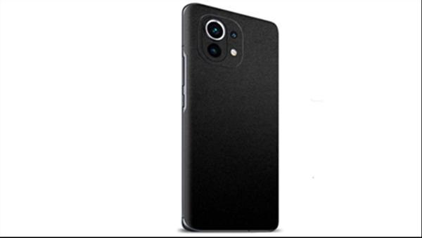 ECR Xiaomi Mi 11 Lite Mat Siyah Arka Kaplama - Image 1