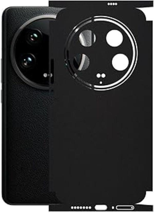 Xiaomi 14 Ultra ile Uyumlu Mat Siyah Arka Kaplama - Image 1