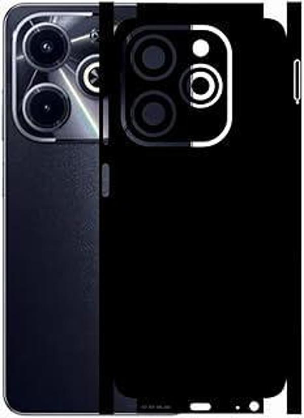 Infinix Hot 40i Mat Siyah Arka Kaplama - Image 1