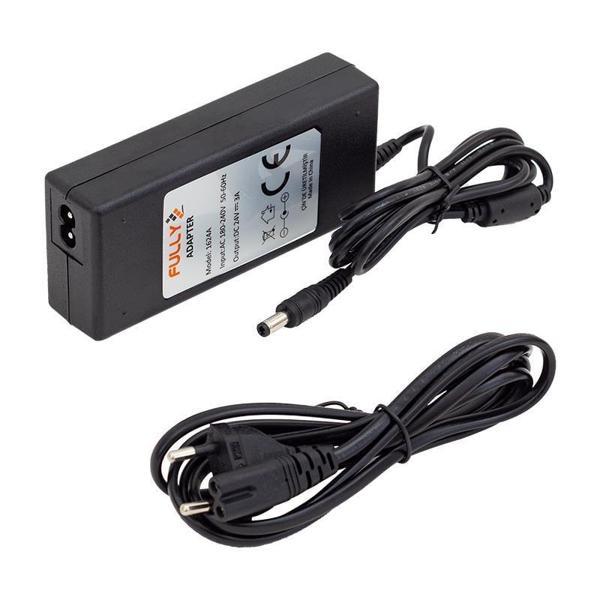 Fully O-1624A 24 Volt - 3 Amper Plastik Kasa Masaüstü Adaptör 5.5*2.5 Uç - Image 1