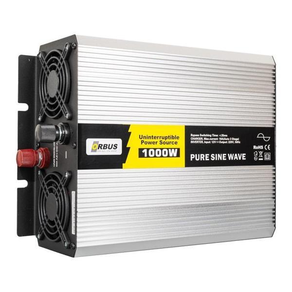 Orbus Tsi1000w 12 Volt 1000 Watt Tam Sinüs Şarjlı Inverter - Image 1