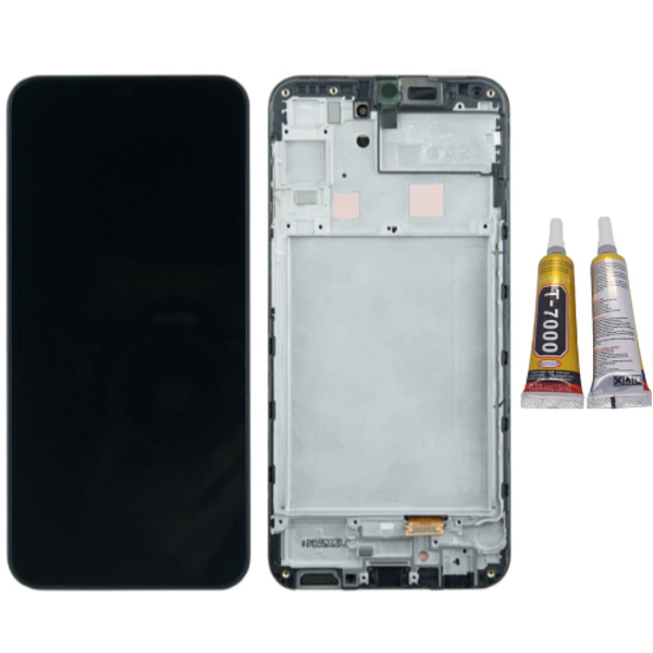 TE Samsung A24 A245F Uyumlu Çıtalı Lcd Ekran + B7000 - Image 1