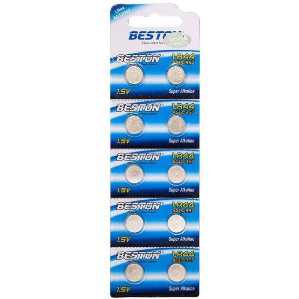 Beston Alkalin AG13/357 LR44 Düğme Pil (10'lu Paket)  BST-LR44 - Image 1