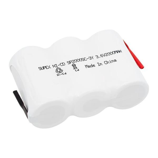 Supex 3'lü Yanyana 3.6V 2000 mA Süpürge Pili - Image 1