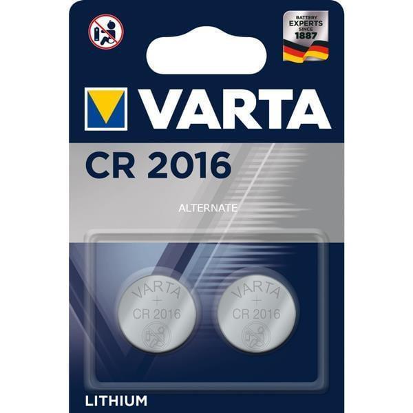 Varta CR 2016 3 Volt Lityum Pil (2'li Paket) - Image 1