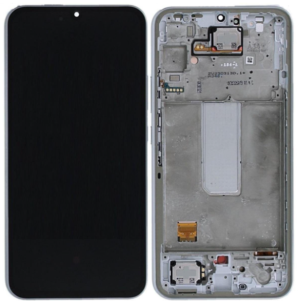 TE Samsung A34 5G A346F Uyumlu Çıtalı Lcd Ekran Dokunmatik Beyaz - Image 1