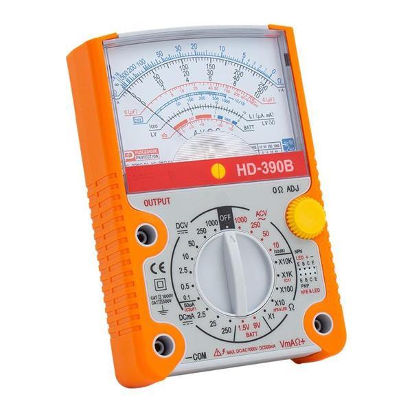 Powermaster HD-390B Geniş Ekran Analog Multimetre Ölçü Aleti - Image 1