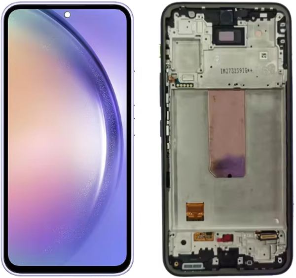 TE Samsung A54 5G A546F Uyumlu OLED Çıtalı Lcd Ekran Siyah  - Image 1