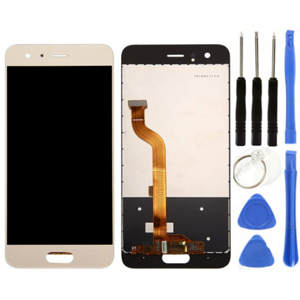 TE Huawei Honor 9 Uyumlu OLED Lcd Ekran Dokunmatik Gold + Tamir Seti - Image 1