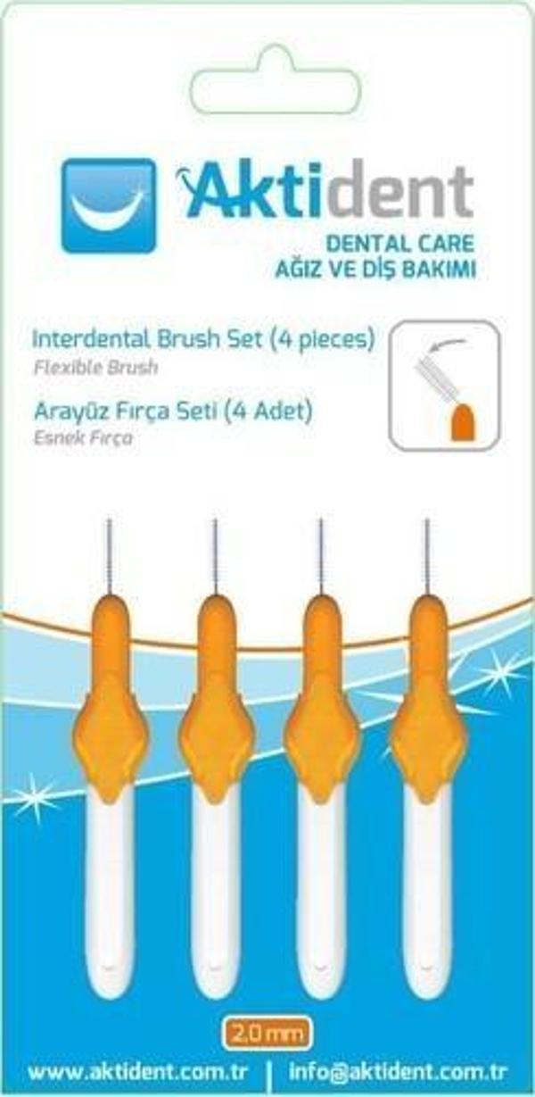 Arayüz Fırça Seti 0.45 Mm Turuncu 4 Adet - Image 1