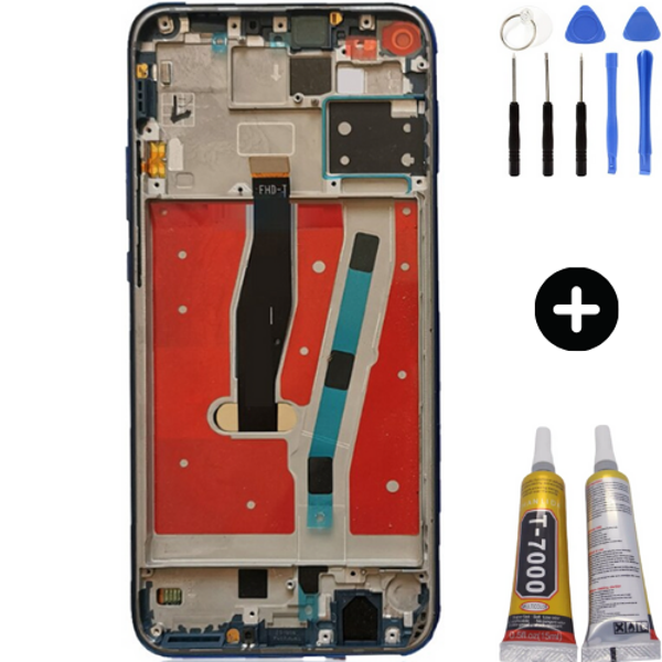 TE Huawei Mate 30 Lite Uyumlu  Çıtalı HK Lcd Ekran Dokunmatik + Montaj Seti - Image 1