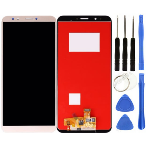 TE Huawei Y7 2018 Uyumlu Lcd Ekran Dokunmatik Gold + Tamir Seti - Image 1