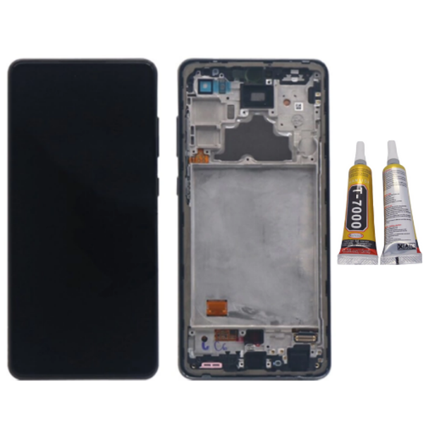 TE Samsung A72 4G A725F Uyumlu Çıtalı Lcd Ekran Dokunmatik - Image 1