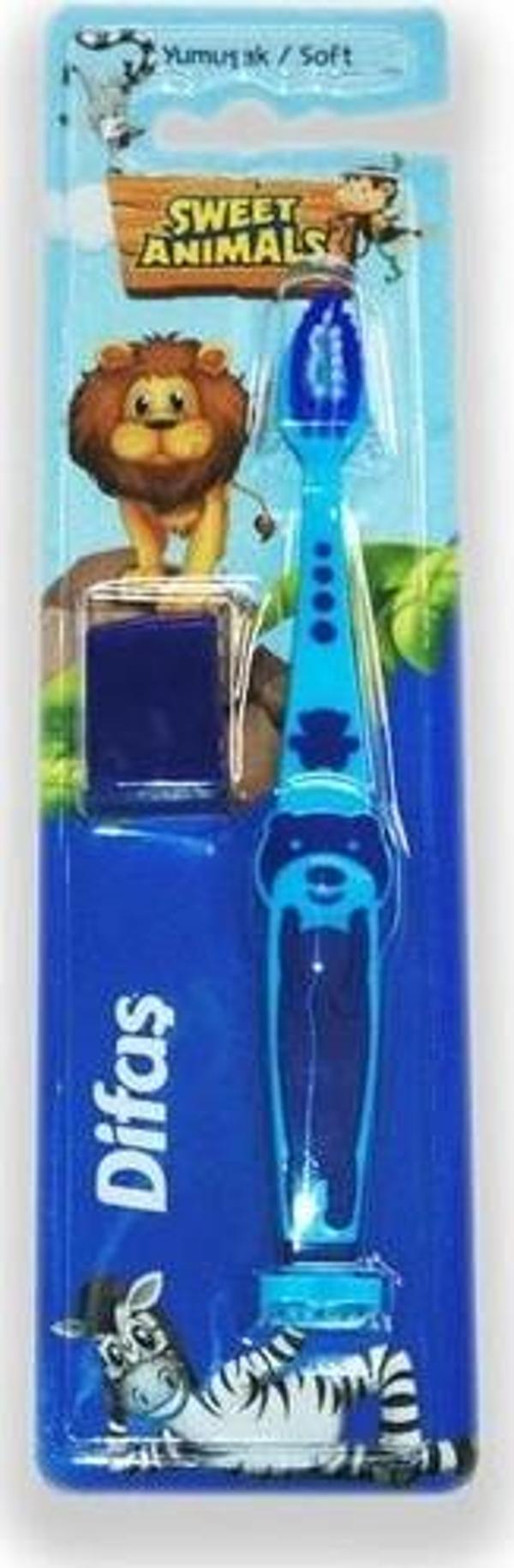 Difaş Sweet Animals Çocuk Diş Fırçası Yumuşak - Image 1