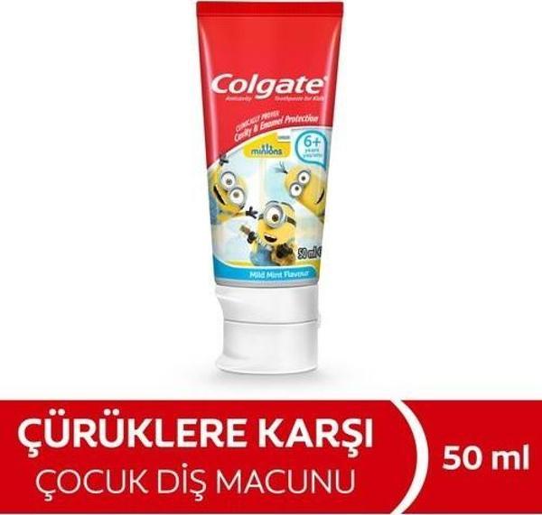 Colgate Minions Çürüklere Karşı Etkili Çocuk Diş Macunu 50 Ml - Image 1