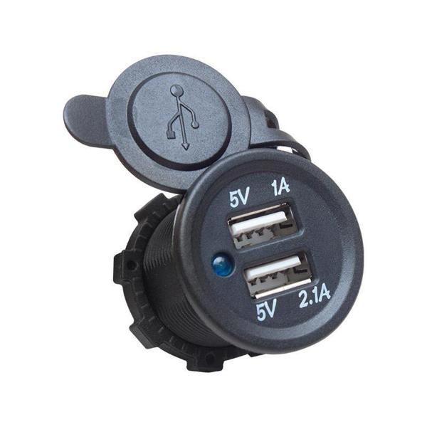 Powermaster Şase Tipi Oto Usb Şarj 5V 2.1A 5V 1A - Image 1