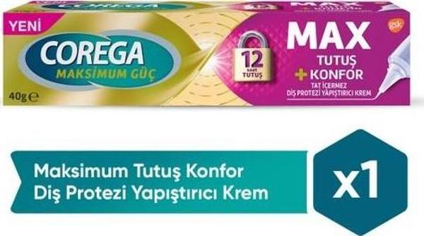 Corega Yastık Konforu Diş Protezi Yapıştırıcı Krem 40 Gr - Image 1