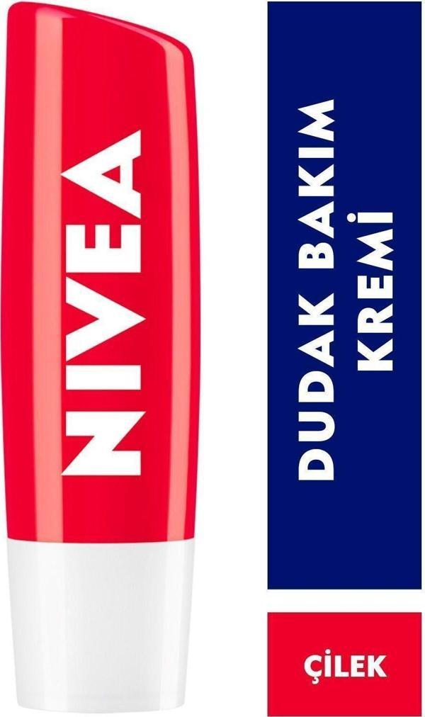 Nivea Çilek Dudak Bakım Kremi 4,8 gr - Image 1