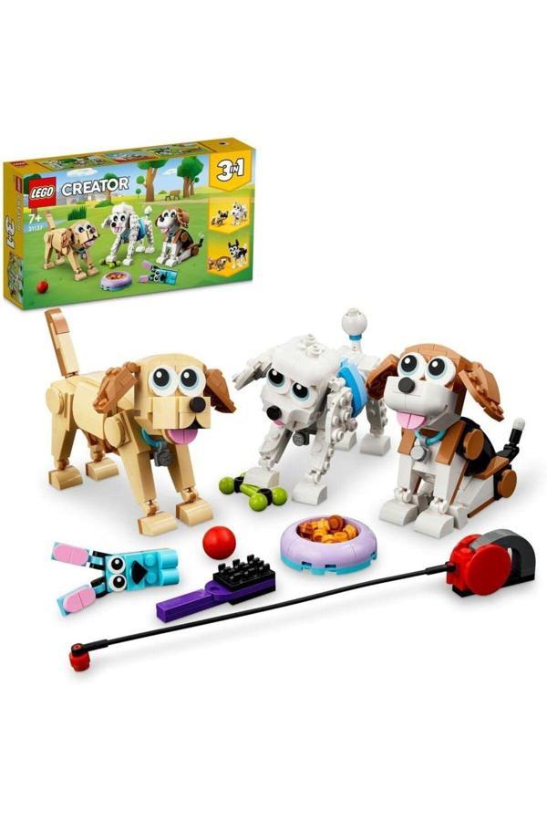Lego Creator Sevimli Köpekler 31137-7 Yaş Ve Üzeri Çocuklar İçin Beagle, Poodle Ve Labrador Modeller - Image 1