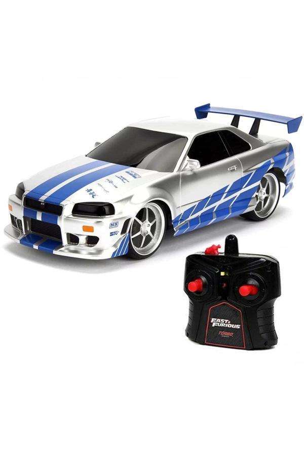 Jada Nessiworld 1:16 Fast & Furious Kumandalı Brian'S Nissan Skyline Gt-R Turbo Araba - Image 1