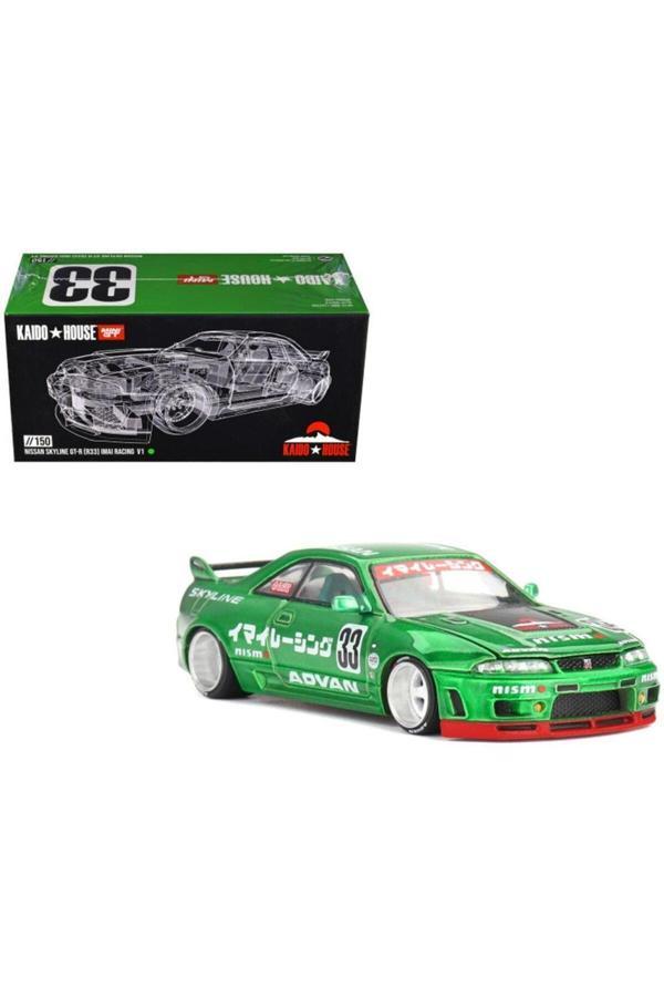 Mini Gt //150 Nissan Skyline Gt-R (R33) Imai Racing V1 Model Araba - Image 1