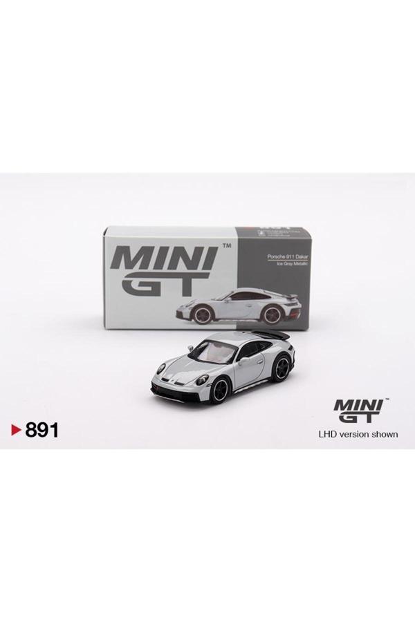 Mini Gt Porsche 911 Dakar Ice Gray Metallic 891 - Image 1