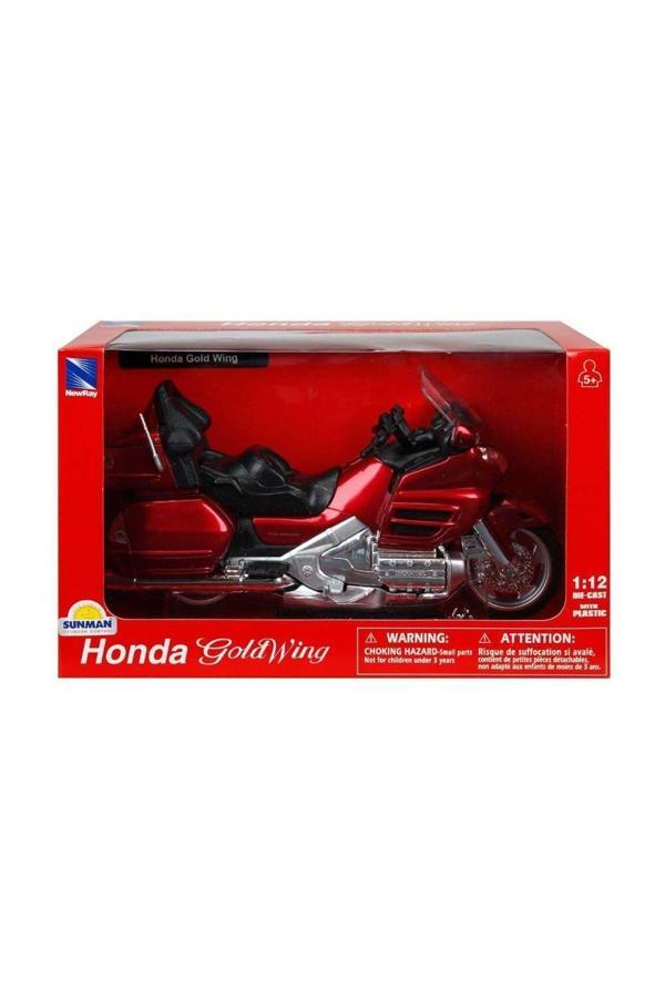 New Ray 1:12 Honda Gold Wing 2010 Motor - Kırmızı - Image 1