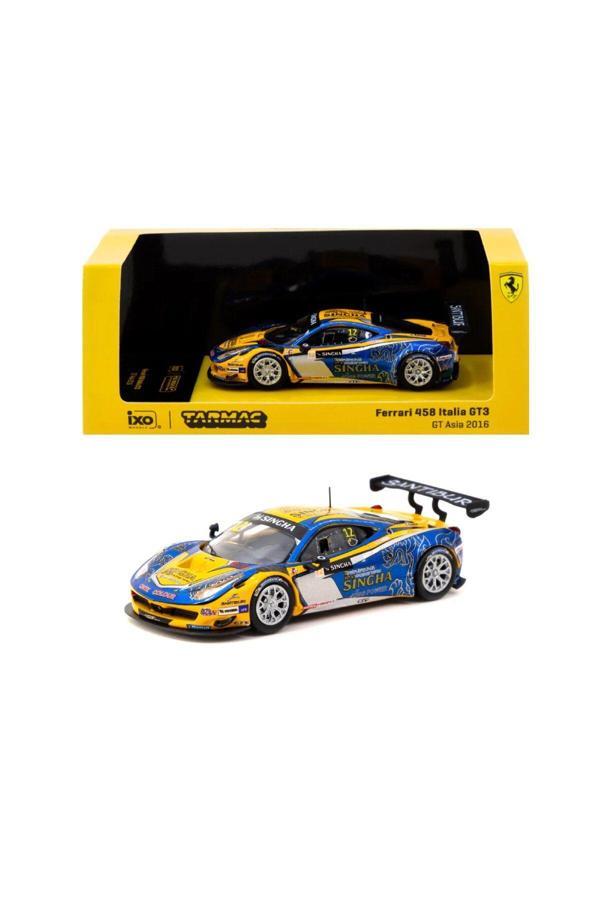 Tarmac Works Ferrari 458 Italia Gt3 Gt Asia 2016 C. Van Dam P. Bhirombhakdi - Image 1