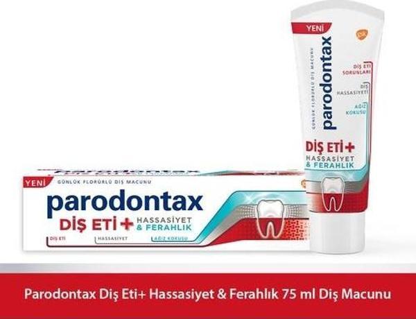 Parodontax Diş Eti+ Hassasiyet & Ferahlık Diş Macunu 75 Ml - Image 1