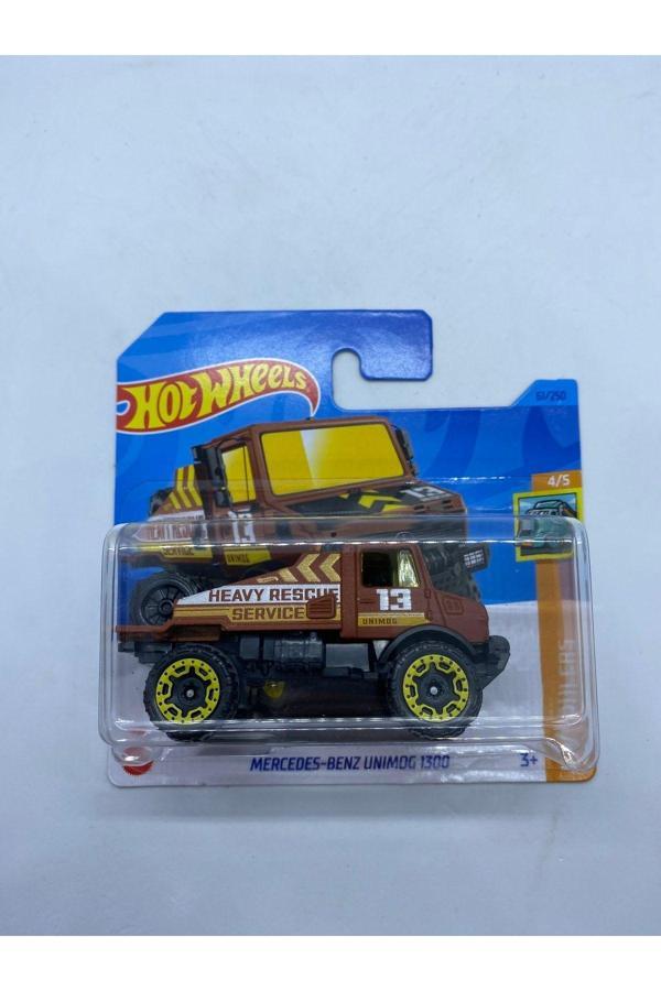 Hot Wheels Mercedes-Benz Unimog 1300 *Kahverengi - Image 1
