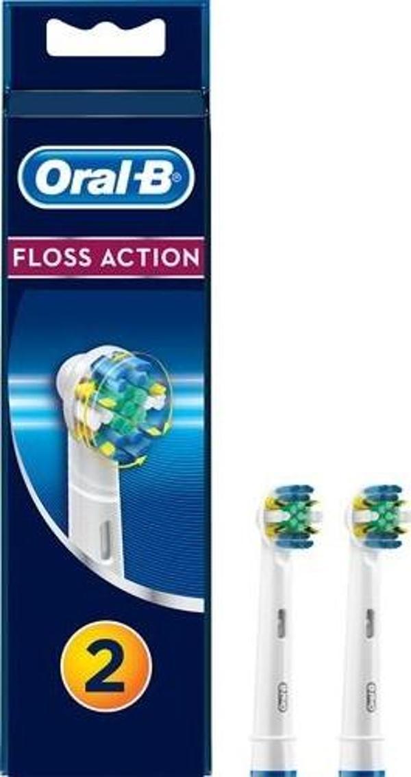 Oral-B Floss Action 2'Li Diş Fırçası Yedek Başlığı Eb25 - Image 1