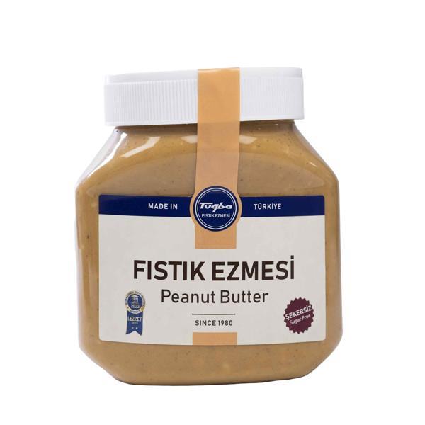 Şekersiz Parçacıklı Fıstık Ezmesi 650 gr - Image 1