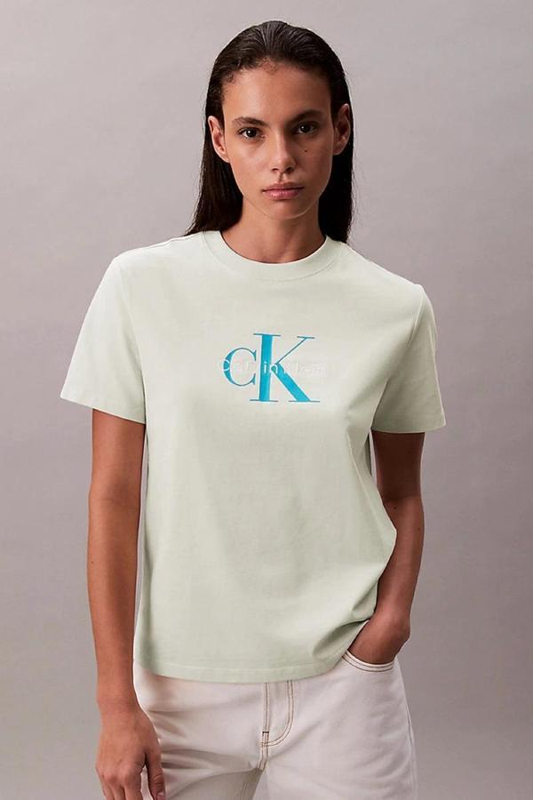CK Jeans HR SS CLSSC MNLG CNC Kadın  T-shirt LV047B865G-NF1 - Image 1