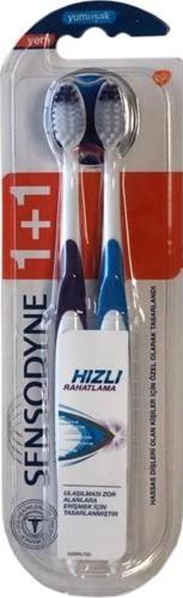 Sensodyne Hızlı Rahatlama Yumuşak Diş Fırçası 1+1 - Image 1