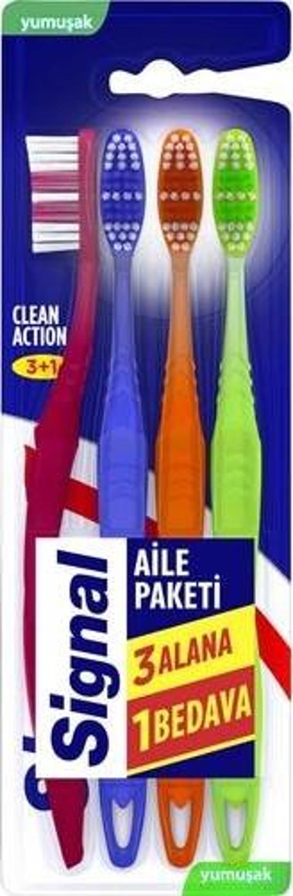 Signal Premium Action 3+1 Diş Fırçası - Image 1