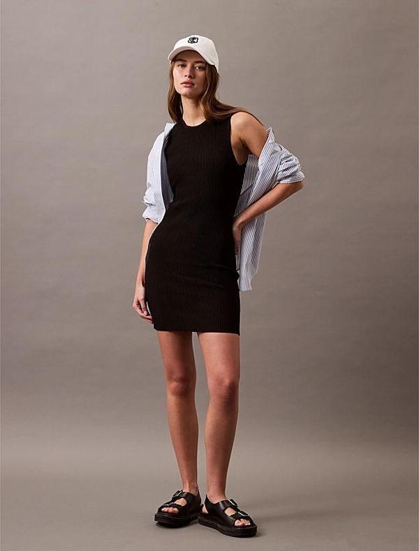 CK Jeans SCULPT MINI DRESS Kadın  Elbise LV047B319G-UB1 - Image 1