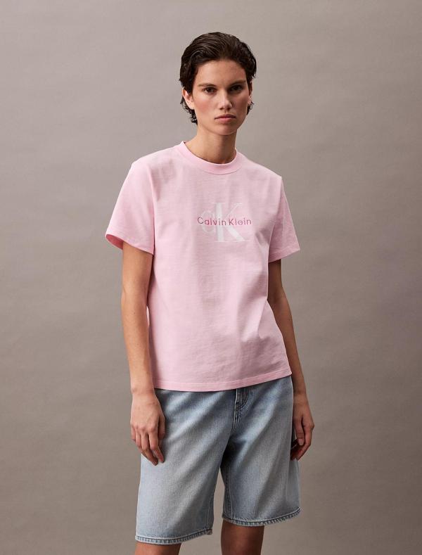 CK Jeans HR SS CLSSC MNLG CNC Kadın  T-shirt LV047B865G-7UD - Image 1