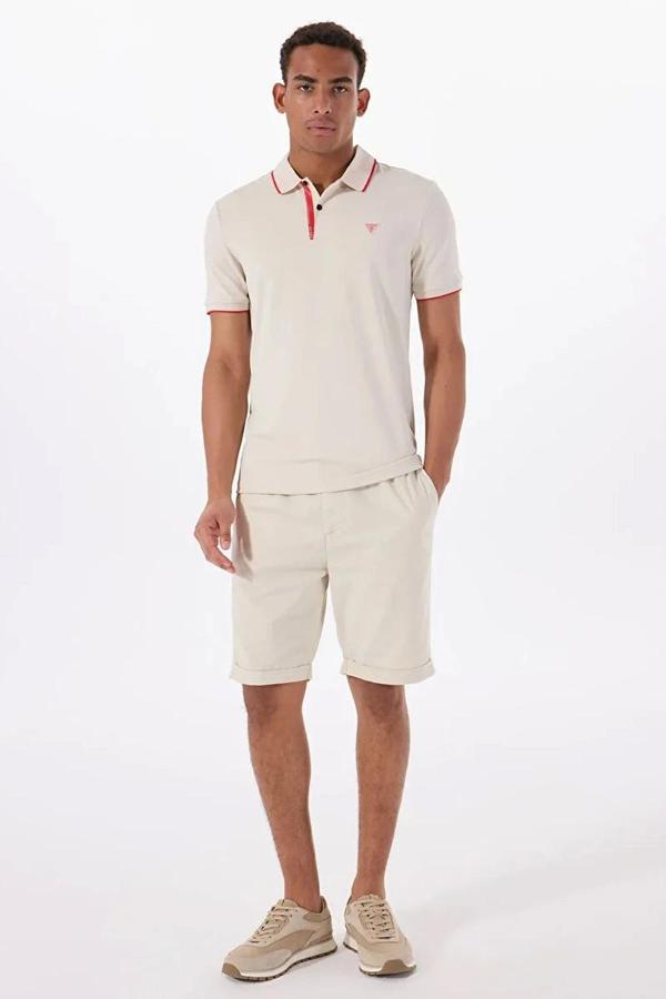 Guess AXEL SHORT Erkek Krem Şort M5GD55WH4EA-G1CV - Image 1