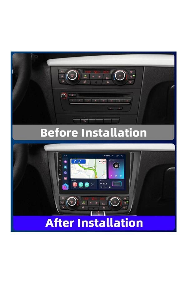 Navmina Bmw 1 Serisi 2004-2011 Dijital Klima Uyumlu 9 İnç Android 4-64 Gb Multimedya - Image 1