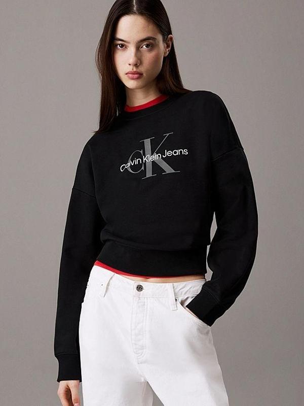 CK Jeans LS MNLG FRNCH TRRY R Kadın  Eşofman Üstü LV047B234G-UB1 - Image 1