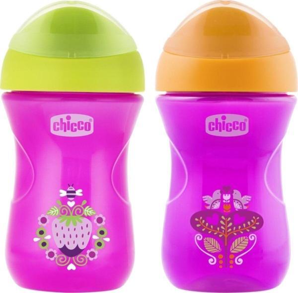 Chicco Easy Bardak İleri Seviye 12+ Ay Kız Pembe Turuncu - Image 1