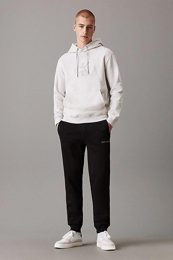 CK Jeans MONOLOGO HWK PANT Erkek SİYAH Eşofman Altı J30J325658-0GM - Image 1