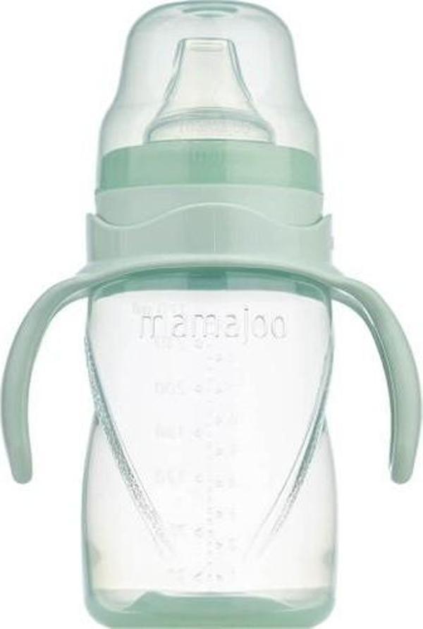 Mamajoo Kulplu Eğitici Bardak 270 Ml / Powder Green - Image 1