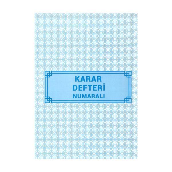 Karar Defteri Numaralı 22x32 40 Yaprak Artlantis Karar Defteri Karton Kapak 1 Adet - Image 1