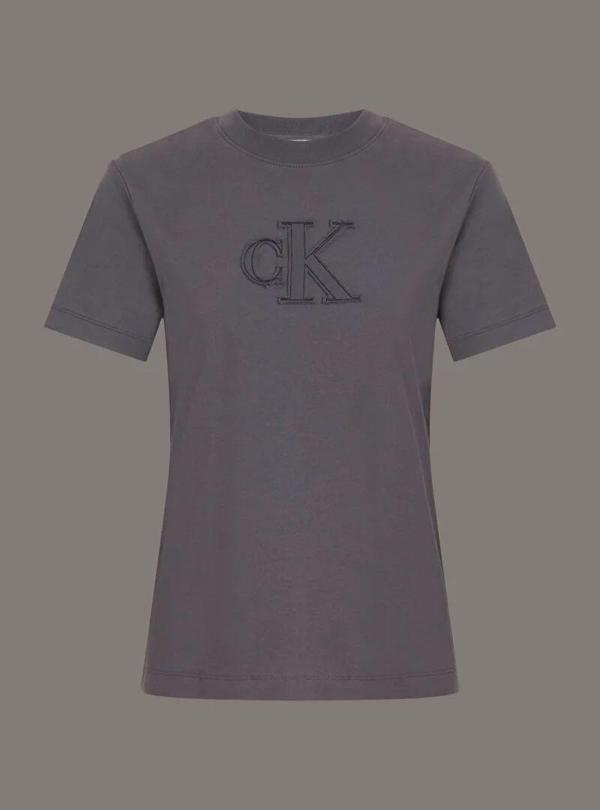 CK Jeans CK APPLIQUE REGULAR TEE Kadın  T-shirt J20J225256-PMP - Image 1